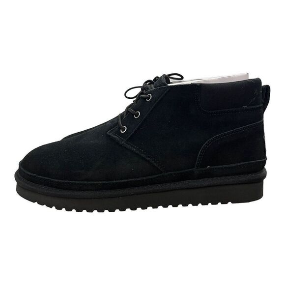 Koolaburra by UGG Women's 12 Black Suede Advay Lace-up Booties Faux Fur Lining - Picture 5 of 8